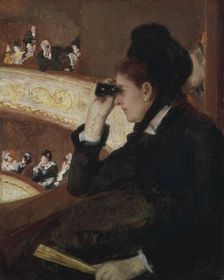 In the Loge, ca 1878