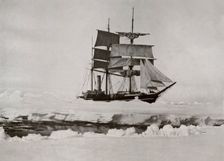 In The Pack - A Lead Opening Up c1910–1913, (1913). Artist: Herbert Ponting