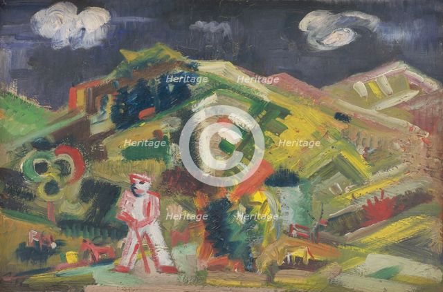 In the Pasture, 1940-1944. Creator: Arnold Peter Weisz-Kubincan.
