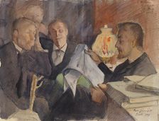 In the Paris Studio, 1891. Creator: Eero Jarnefelt