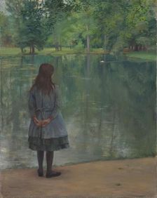 In the park, 1889. Creator: Pierre Georges Jeanniot