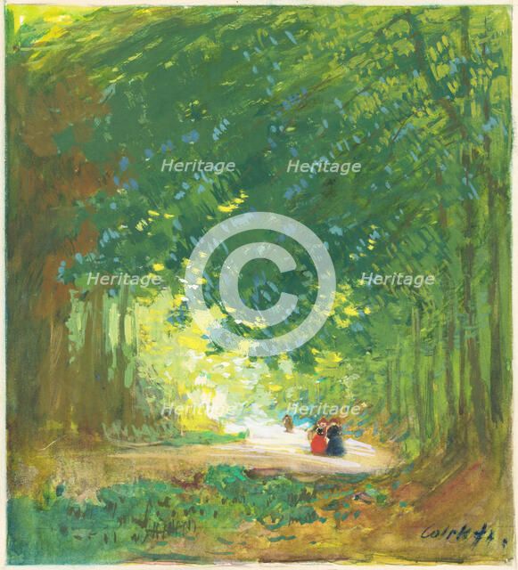 In the Park, 1890-1910. Creator: Stanislav Lolek.