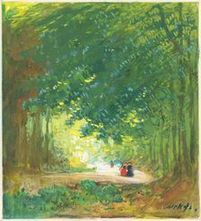 In the Park, 1890-1910. Creator: Stanislav Lolek