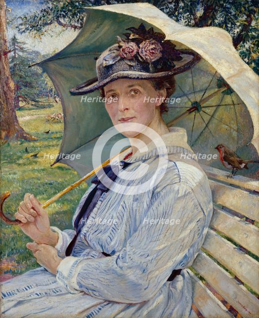 In the Park, 1916. Creator: Francis Dodd.