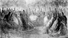 In the Park 19th century, (1930). Artist: Constantin Guys