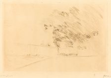 In the Park at Versailles (first plate), 1909. Creator: Jean Louis Forain