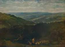 In the Park, Bolton Bridge c1852. Artist: David Cox the elder