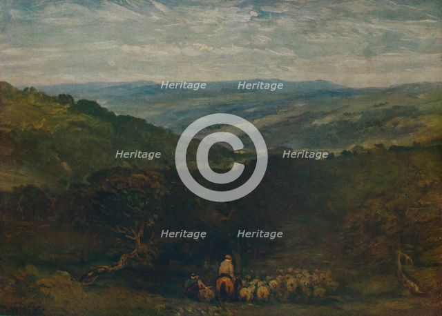 'In the Park, Bolton Bridge', c1852. Artist: David Cox the elder.