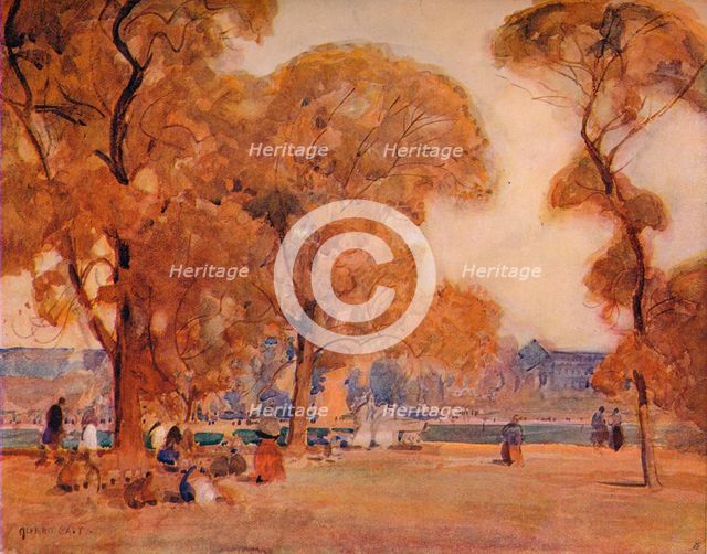 'In The Park', c1864-1906, (1906). Creator: Alfred Edward East.