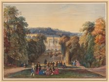 In the Park of Saint Cloud, 1800s. Creator: Constant Troyon (French, 1810-1865)