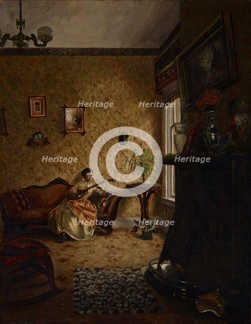 In the Parlor, 1885. Creator: Charles Conner.