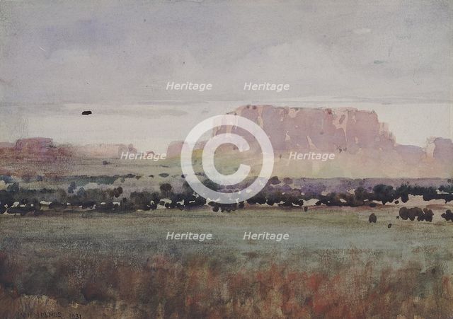 In the Plateau Country, Colorado, 1931. Creator: William Henry Holmes.