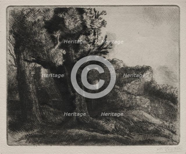 In the Ruins. Creator: Alphonse Legros (French, 1837-1911).