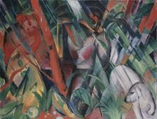 In the Rain, 1912. Artist: Marc, Franz (1880-1916)