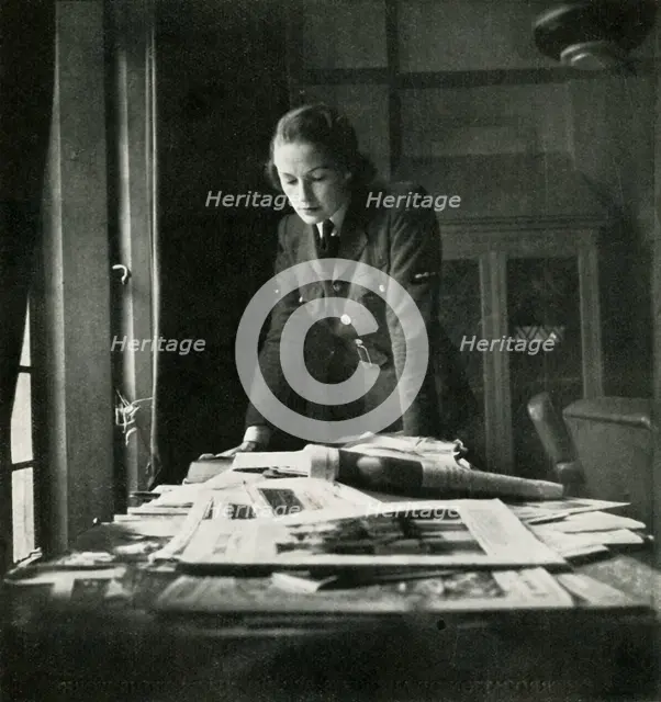 'In The Reading Room', c1943. Creator: Cecil Beaton.