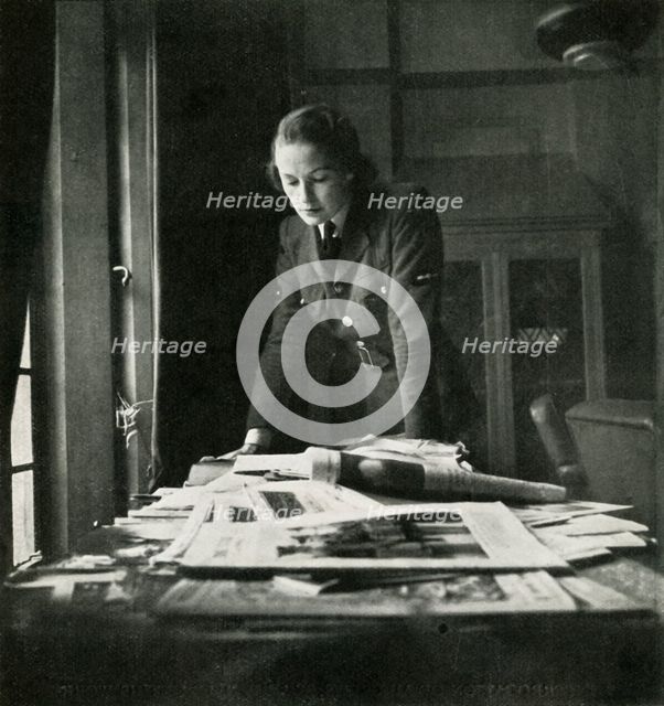 'In The Reading Room', c1943. Creator: Cecil Beaton.