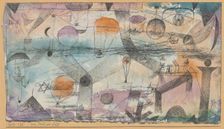 In the Realm of Air, 1917. Creator: Paul Klee