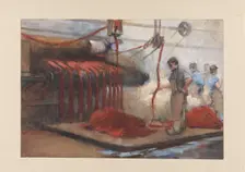 In the red dye house, 1868-1892. Creator: Anthon van Rappard
