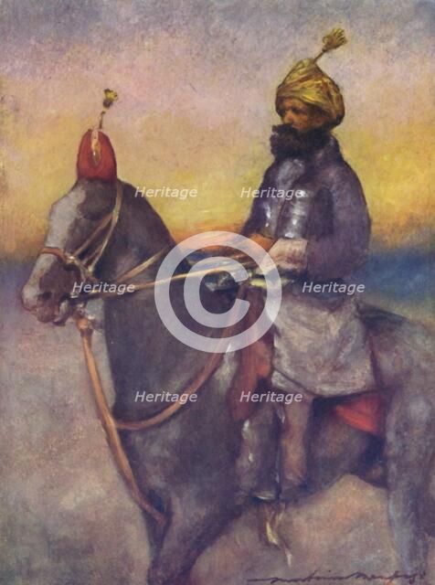 'In the Retainers' Procession', 1903. Artist: Mortimer L Menpes.