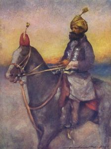 In the Retainers Procession 1903. Artist: Mortimer L Menpes