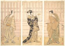 In the Room of a House of the Yoshiwara, ca. 1788. Creator: Katsukawa Shunko