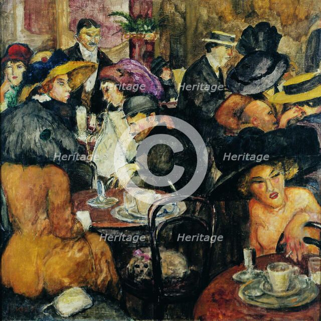 In the Romanesque Café, 1912.