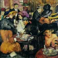 In the Romanesque Café, 1912