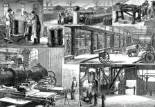 In the Royal Arsenal, Woolwich, c1880