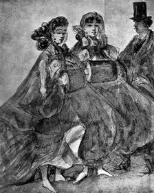 In the Street (1930).Artist: Constantin Guys