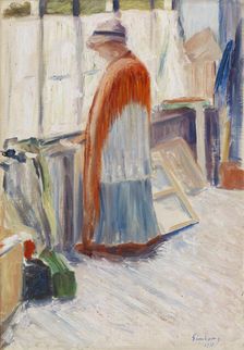 In the Studio, 1910. Creator: Hugo Simberg