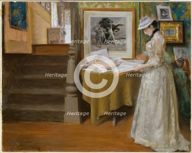In the Studio, c. 1892-1893. Creator: William Merritt Chase.