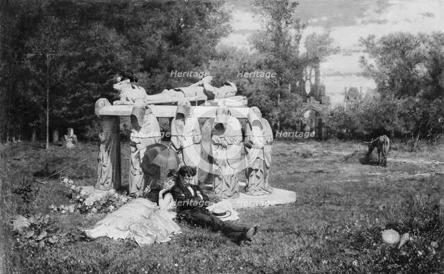 In the Sun, 1875. Creator: Edouard de Beaumont.