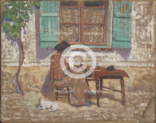 In the Sun, southern France, 1908. Creator: Karl Edvard Diriks.