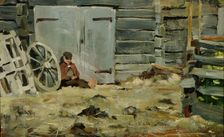 In the Sunshine, 1884. Creator: Akseli Gallen-Kallela