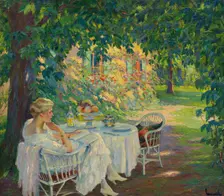 In the shadows, c.1920. Creator: Cucuel, Edward (1875-1954)