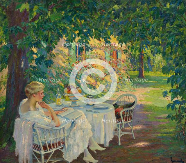 In the shadows, c.1920. Creator: Cucuel, Edward (1875-1954).