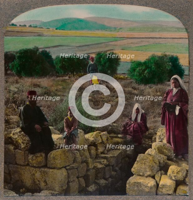 'In the Shepherd's Field, Bethlehem', c1900. Artist: Unknown.