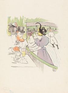 In the Skating Professional Beauty, 1895. Creator: Henri de Toulouse-Lautrec