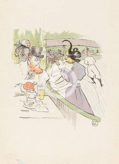 In the Skating Professional Beauty, 1895. Creator: Henri de Toulouse-Lautrec.