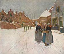 In The Snow c1902. Artist: Hendrick Cassiers