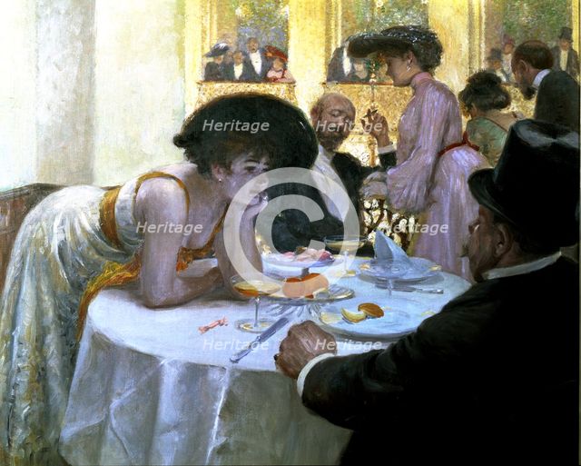  'In the Sophiensaal', 1903, by Josef Engelhart.