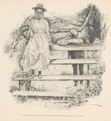 In the spring a young man's fancy lightly turns to thoughts of love, 1899. Creator: Jay Campbell Phillips