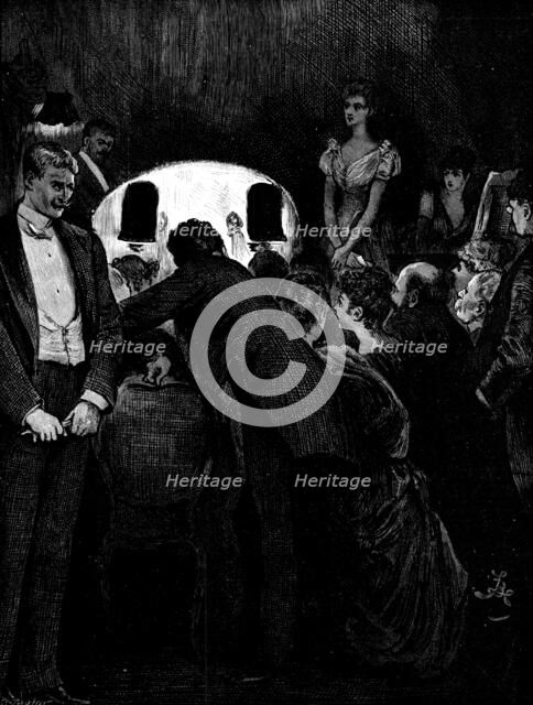 In the twilight she could still distinguish his face...And she watched him, 1890. Creator: R. Taylor.