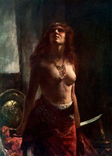 In the Tent of the Assyrian 1908-1909.Artist: Valentine Davis