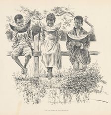 In the time of water melon, 1899. Creator: Jay Campbell Phillips