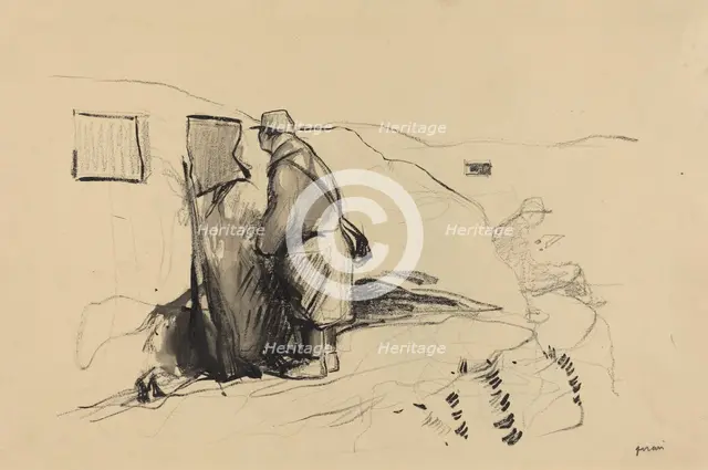 In the Trenches, c. 1914/1919. Creator: Jean Louis Forain.