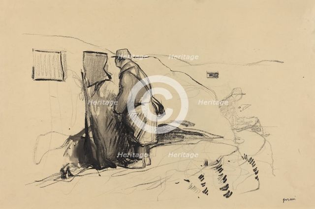 In the Trenches, c. 1914/1919. Creator: Jean Louis Forain.