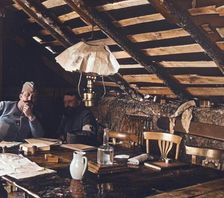 In the trenches, c1914-c1918. Creator: Unknown