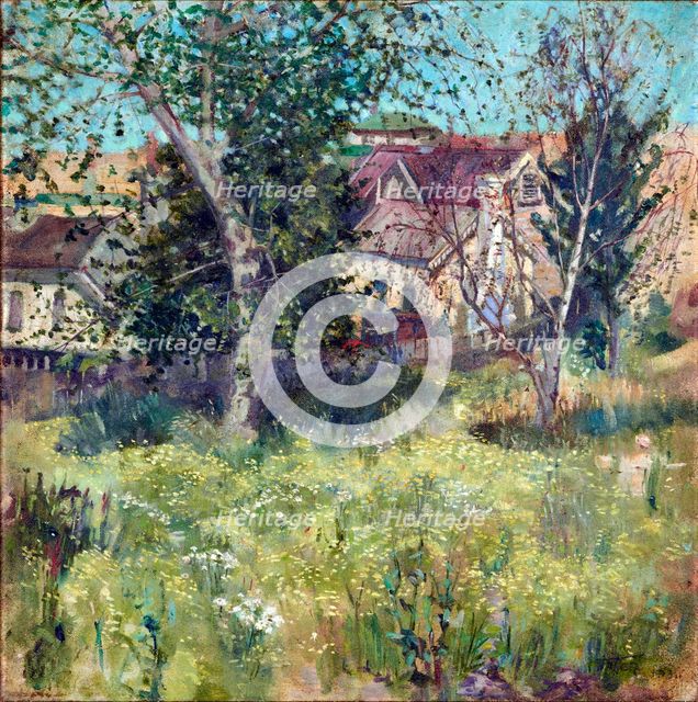 In the trees, c1910s. Creator: William Tiller.
