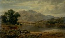In the Trossachs - Loch Achray from the Island, 1866. Creator: James Docharty